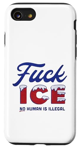 Fuck Ice Tシャツ シカゴアイスレイド Tシャツ 抗議 スマホケース iPhone SE (2020) / 7 / 8 用