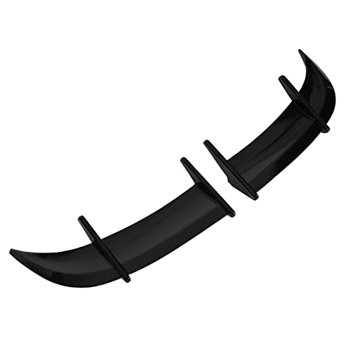 Universal Spoiler, ABS Car Akcesoria ALERON Universal Deportivo Para Auto z Klejami do Bagażnika Samochodowego (Jasna czerń)