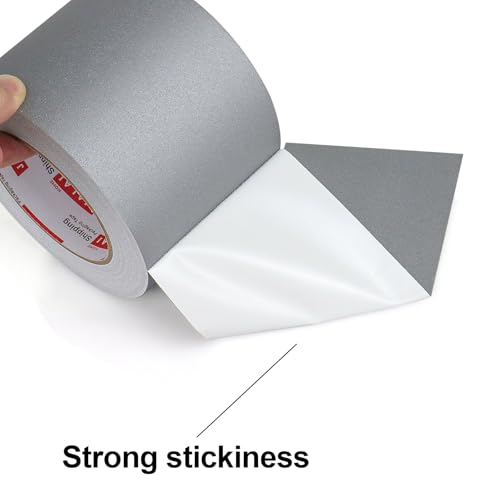 Image of JIALAI HOME 4 Inch Gaffers Tape - 30 Yards per Roll Wide Gray Gaff Tape - Non-Reflective, Grafting Tape for Filming, Photography, Radio, Heavy-Duty Water Resistant Matte Finish Gaff Tape, Grey