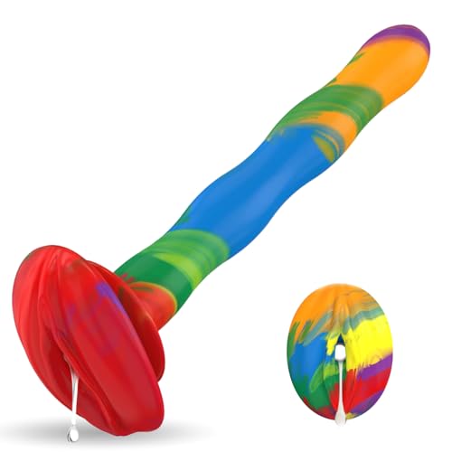 Harnröhren Dilatatoren Männer Dilator Harnröhre Hohl Silikon Penis Plug für Chastity Peniskäfig - Fake Vagina Pussy Penisplug Katheter Harnröhre Mann Sex Spielzeug für die Männer (Coloré L)