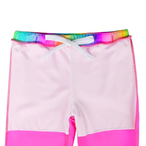 Image of TFJH E Girls Long Sleeve Swimsuits Skirt 2-Pieces Rash Guard Set Sun Protection UV 50+