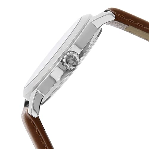 Titan Neo's Quartz Analog Black Dial Leather Strap Watch for Men-1730SL02