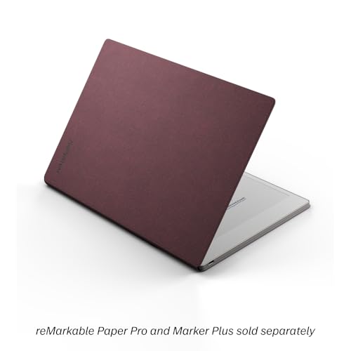 Housse reMarkable Book Folio bordeaux pour protéger votre Paper Pro des rayures - 3