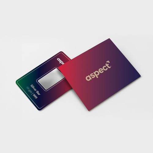Image of Aspect Bullion Plain Silver Bar | Pure Silver 999 | For Gifting & Investment