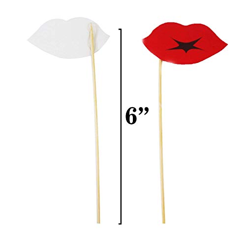 Party Propz Birthday Photo Booth Props - 29pcs Set with Funny Crown, Fun Mask, Hats, Beard, Happy Face, Mustache | Birthday Props | Party Props | Party Props Props for Adults