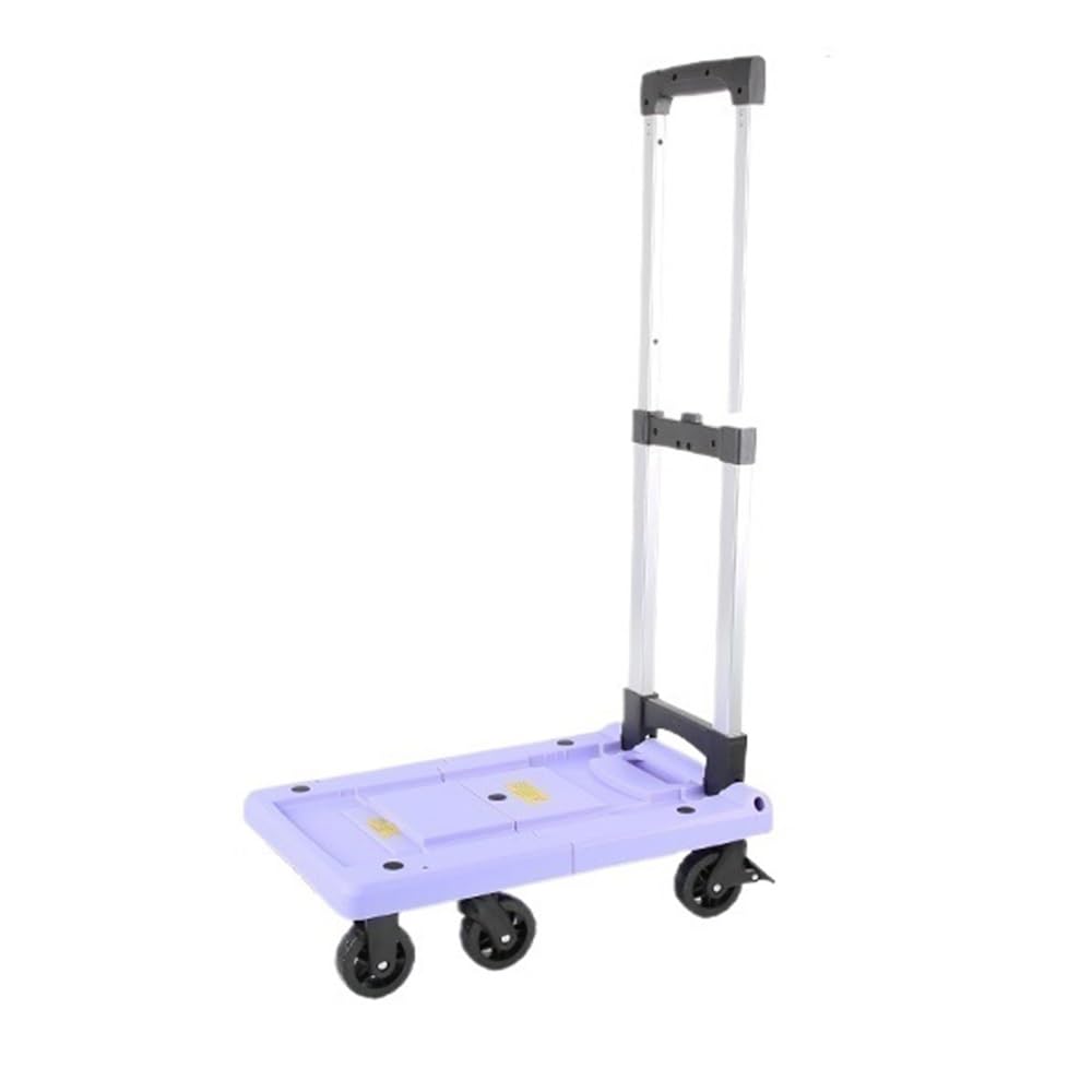 Carrelli a Mano Pieghevoli con pianale, carrelli Portatili Pieghevoli, carrelli per corrieri, carrelli per Bagagli, Piccoli carrelli, rimorchi per Uso Domestico, Camion