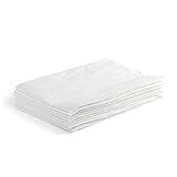 MediChoice Pillow Case, Standard, Disposable, Tissue/Poly, 21 Inch x 30 Inch, White (Case of 100)