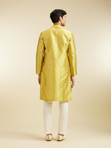 Image of DIWAS BY MANYAVAR Men's Art Silk Self Design Kurta (1pc)