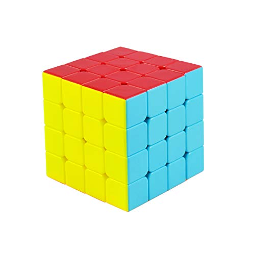 Cooja Zauberwürfel 4x4, Speed Cube 4x4x4 Magischer Würfel Speedcube, Schnelles Glattdrehen Robust Spielzeug Geschenk für Jungen Mädchen