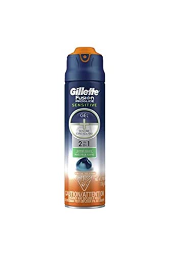 Gillette Fusion ProGlide Sensitive Shave Gel, Alpine Clean
