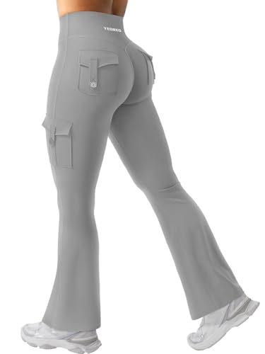 Image of YEOREO CoreFlex Women Workout Flare Leggings