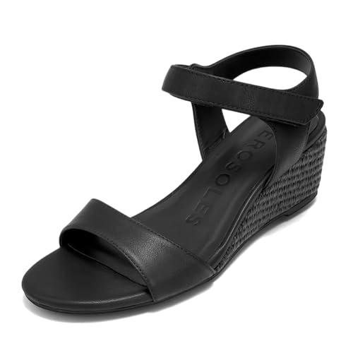 Chaussures Aerosoles Femme Wel en similicuir noir bruni taille 37