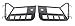 FISHBONE Offroad FB24077 Jeep Front Tube Doors 97-06 Wrangler TJ Black Textured Powdercoat Steel