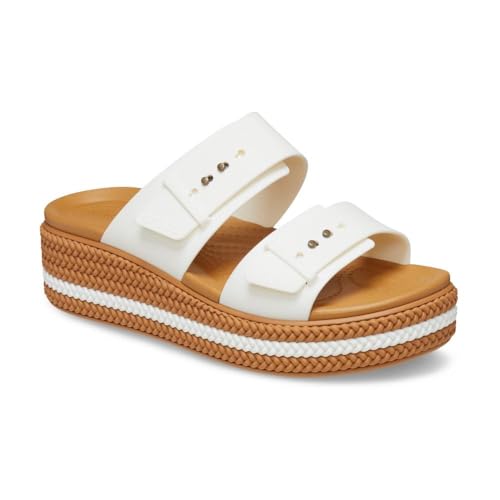 Image of Crocs Women's Brooklyn Buckle Low Wedges
