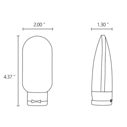 Frascos de Viagem, Kit com 3 Unidades de Silicone, Acessórios de Viagem para Recipientes de Shampoo,