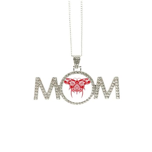 Collier cerf-volant chinois rouge en taille M : la finesse d'un bijou d'exception