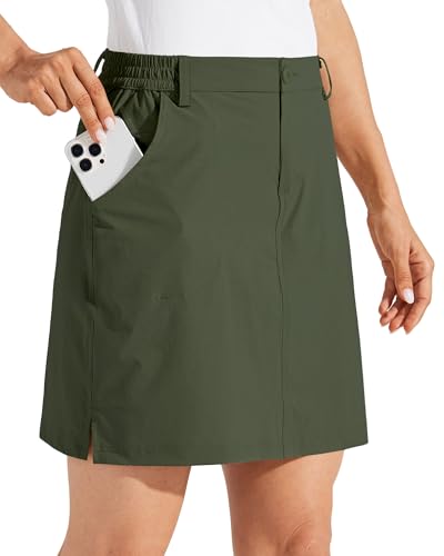 Willit Women's Skorts Golf Casual Skort Skirts UPF 50+ Quick Dry Zip Pockets Outdoor Hiking2
