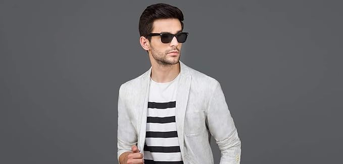 Image of Unisex Stylish Round Sunglasses | TAC Polarized Lens | 100% UV Protection | Men & Women Driving Bikes, Outdoor Sports, Hiking & Travel Eyewear (black sunglass)