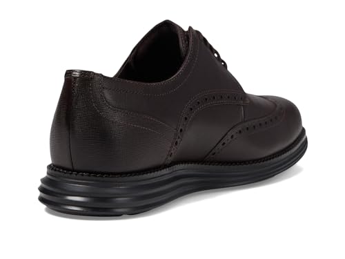 Image of Cole Haan Men's OriginalGrand Shortwing Wingtip Oxford, Dark Chocolate, 14-W US