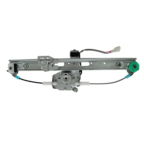 Image of TRQ Rear Right Power Window Regulator & Motor Assembly Passenger Side Compatible with 1999-2000 BMW 323i 2001-2005 325i 325xi 328i 330i 330xi BM1551113