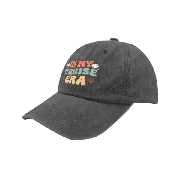 In my cruise era caps mens hat pigment black womens sun hat gifts for women golf hat