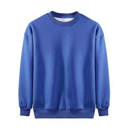 Toddler Girl Cotton Basic Sweatshirt Long Sleeve Elastic Top Drop Shoulder Round Neck Pullover Fleece Sweatshirts