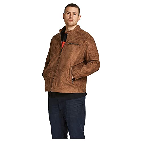 JACK & JONES Male Kunstwildlederjacke Kunstwildlederjacke