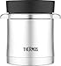 THERMOS 4006.205.035 Speisegefäß Premium Micro, Edelstahl mattiert 0,35 l, inkl. Mikrowelleneinsatz, 7 Stunden heiß, 9 Stunden kalt