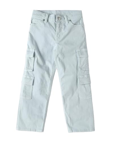 Image of GAP Kids Girl Straight Fit Mid Rise Clean Washed Pants