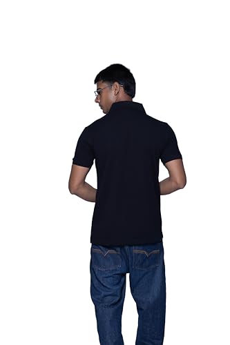 Image of Men's Polo T-Shirt, Short Sleeve, Pique Fabric, Embroidered Horse Logo, Casual Wear