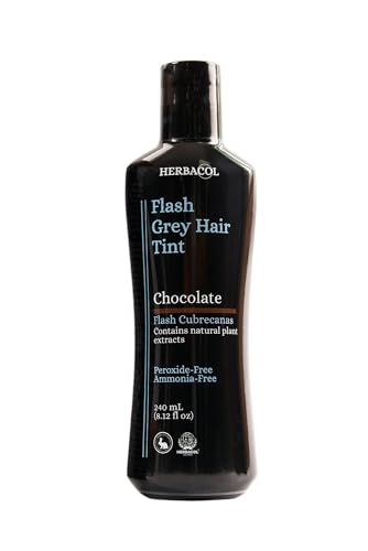 Herbacol Flash Cubrecanas Chocolate 240ml Sin Amoniaco