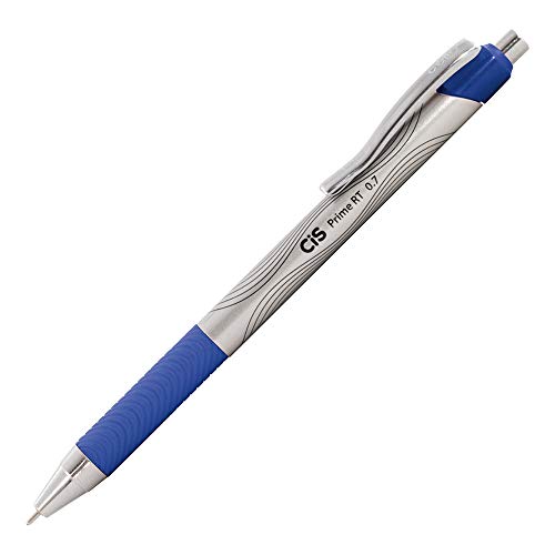 Caneta Emborrachada 0.7 Prime 0,7 Azul Caixa Com 10 Unidades Cis