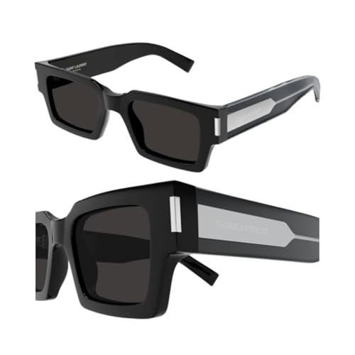 SAINT LAURENTSL SL 572 UNISEX METAL WIRECORE Rectangle Sunglasses with eSHADES Luxury Eyewear Kit Bundle2