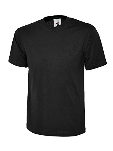 Uneek UC301 - Black - Large - 180 GSM - Classic T-Shirt Large