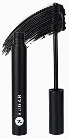 SUGAR Cosmetics Lash Of The Titans Volumizing Mascara, 01 Black With A Bang, 5 ml