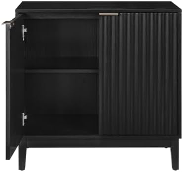 Mid-Century 2-Door Storage Cabinet, Stylish Shoe Rack for Entryway & Living Room, Modern Furniture Organizer for Shoes & Essentials, Space-Saving Design