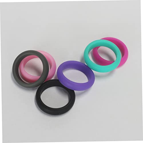 Anillos de silicona deportivos flexibles para mujer, 3 unidades miniatura 3