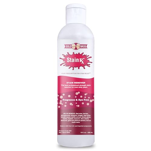 Stain Rx Stain Remover, Effectively Eliminates Stains from Wine, Berries & Blood on Fabrics...