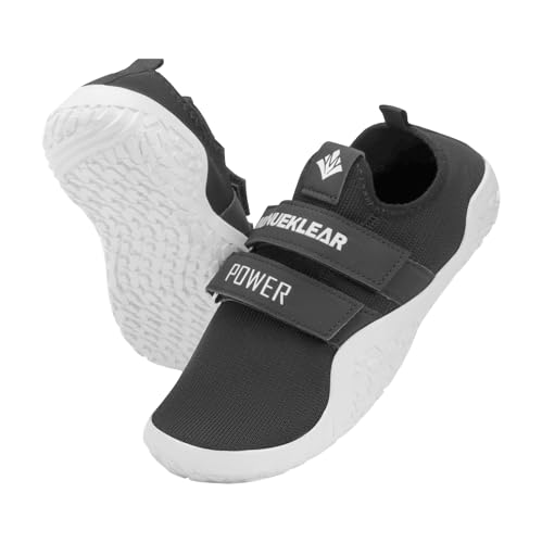 MANUEKLEAR Deadlift Shoe - Weight Lifting Shoes for Men Women - Weightlifting Squat Shoes Fitness Cross-Trainer Barefoot Gym Training Sneakers