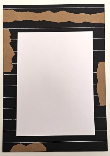 Image of Handmade Vintage Designer Sheets - Pack of 10 | A4 Size Art Paper for Craft, Journaling, Scrapbooking, DIY Projects, Gift Letters & School Art Work | Premium Handmade Stationery Sheets