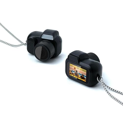 Mini Digital Camera, HD 160 Degree Wide Angle and 2MP Lens, Color Screen, 100 Minutes Battery, Compact Video Camera with Wrist Strap for Kids, Teens, Students