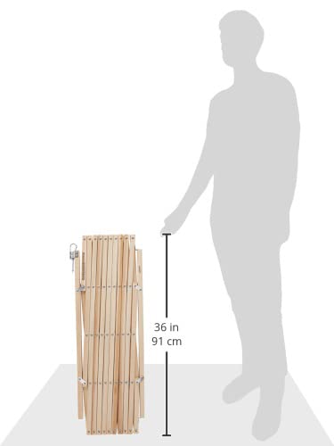 Savic 13169 Schutzgitter Akkordeon Holz, braun, 230x60x2cm