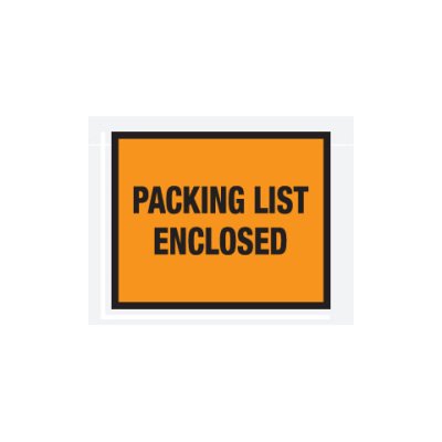 SHPPQ22 - Packing List Enclosed Envelopes, 7 x 5 1/2
