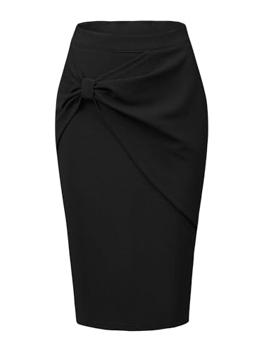 【新品未使用タグ付】highwaist pencil skirt ブラック Amazon.com: Allegra K Wear to Work Skirt for Women's 2025