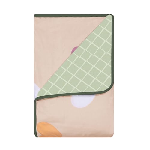 Image of Homestan Reversible All Season Cotton Feel Dohar for Single Bed,Soft Light Weight AC Blanket /Comforter for Summer /Winter /Monsoon (58x86 Inches, Heart Blush)