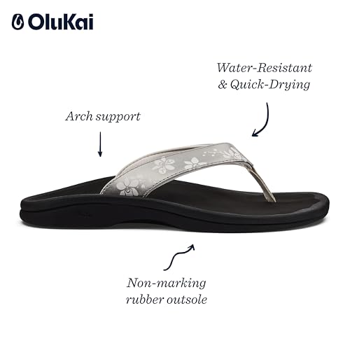 Image of OluKai Ohana Women's Sandals, Water Resistant Flip Flops with Arch Support