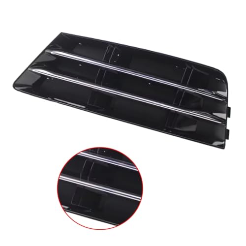 Grille feux brouillard pour A4 B9 2016-2018 pare-chocs noir - 4