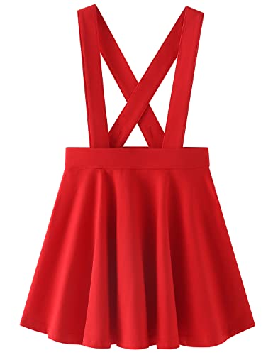 Noomelfish Girls Suspender Skater Skirt Dress