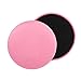 Ruluti 2pcs Disques Coulissants Slider Yoga Pilates Pilates Disque Fitness Plaque Coulissante Core Abdominal Training Curseur Equipement d'exercice