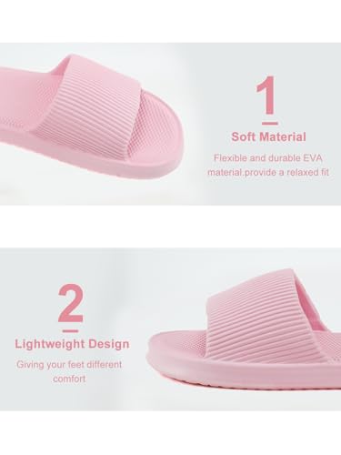 Slides Slippers for Women and Men Shower Slides Anti-Slip Quick Drying Summer Slippers2